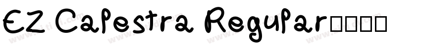 EZ Calestra Regular字体转换